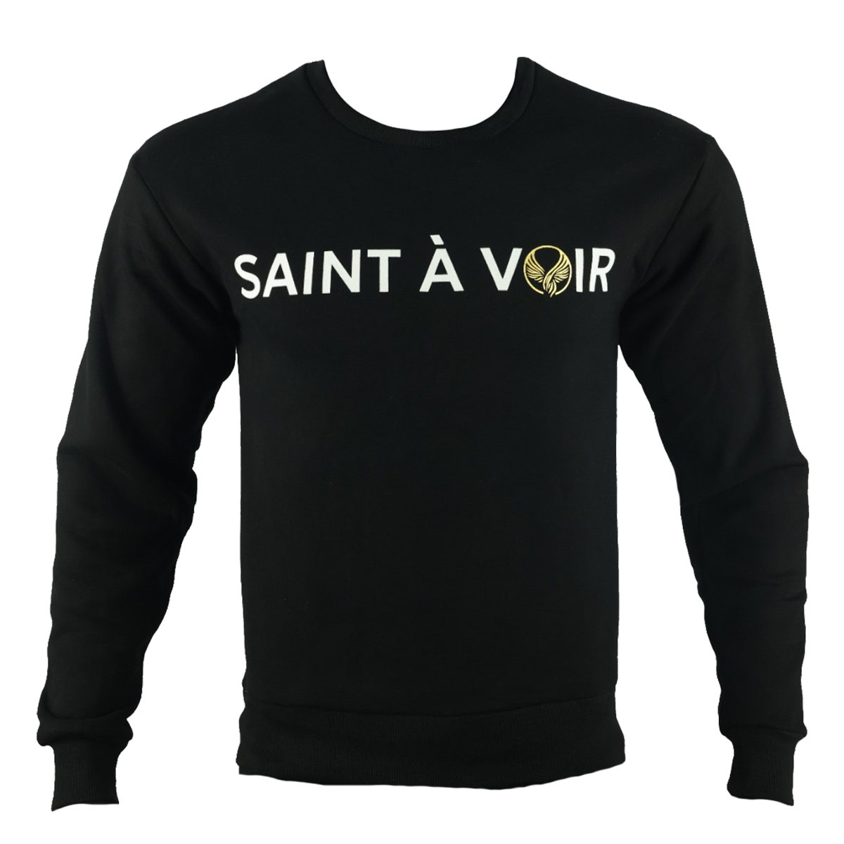 Saint À Voir Signature Midnight Black Crewneck