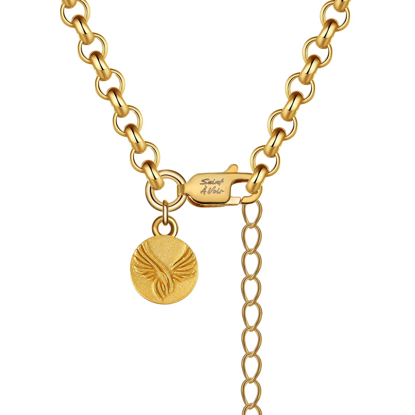 Saint Christopher Pendant Necklace | Gold