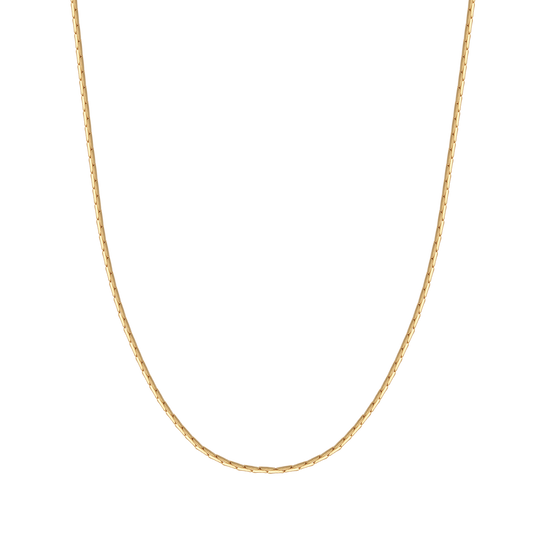 Gold Sterling Silver Chain Necklace