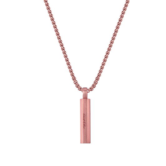 Octagon Pendant Necklace | Rose Gold