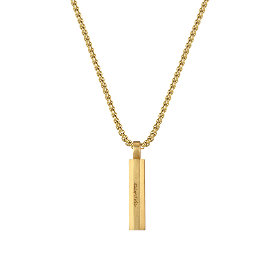 Octagon Pendant Necklace | Gold