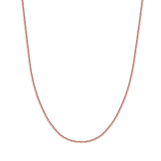 Rose Gold Sterling Silver Chain Necklace