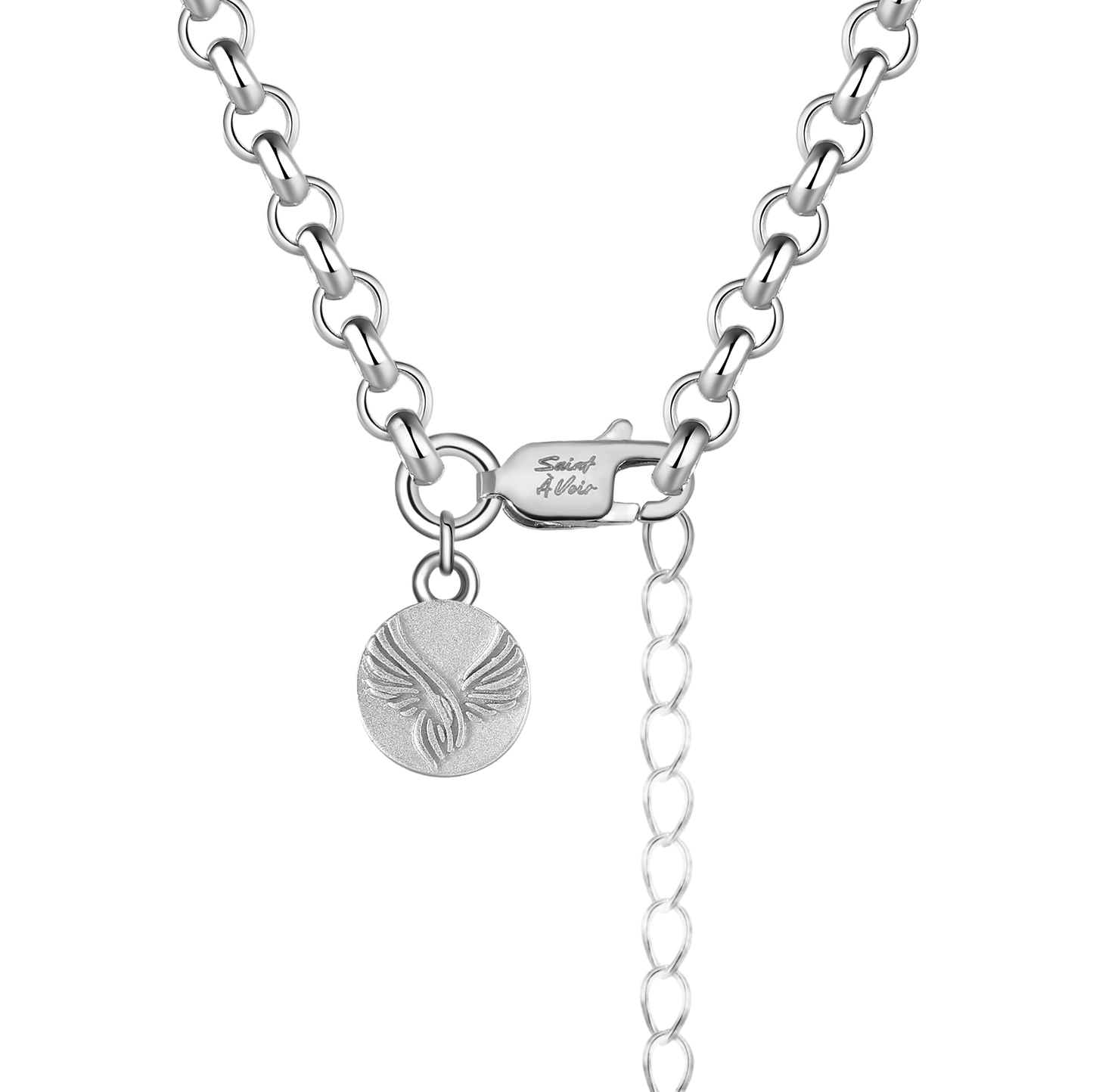 Saint Christopher Pendant Necklace | Silver