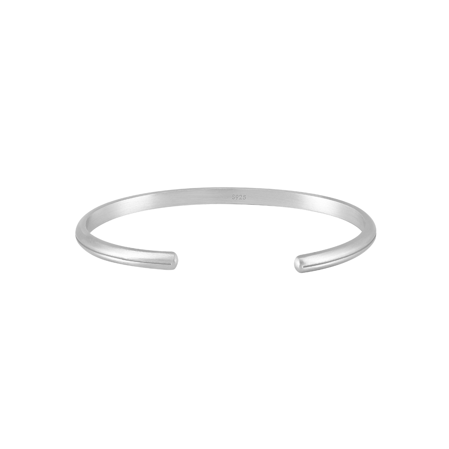 Tropez Torque Bangle | Silver